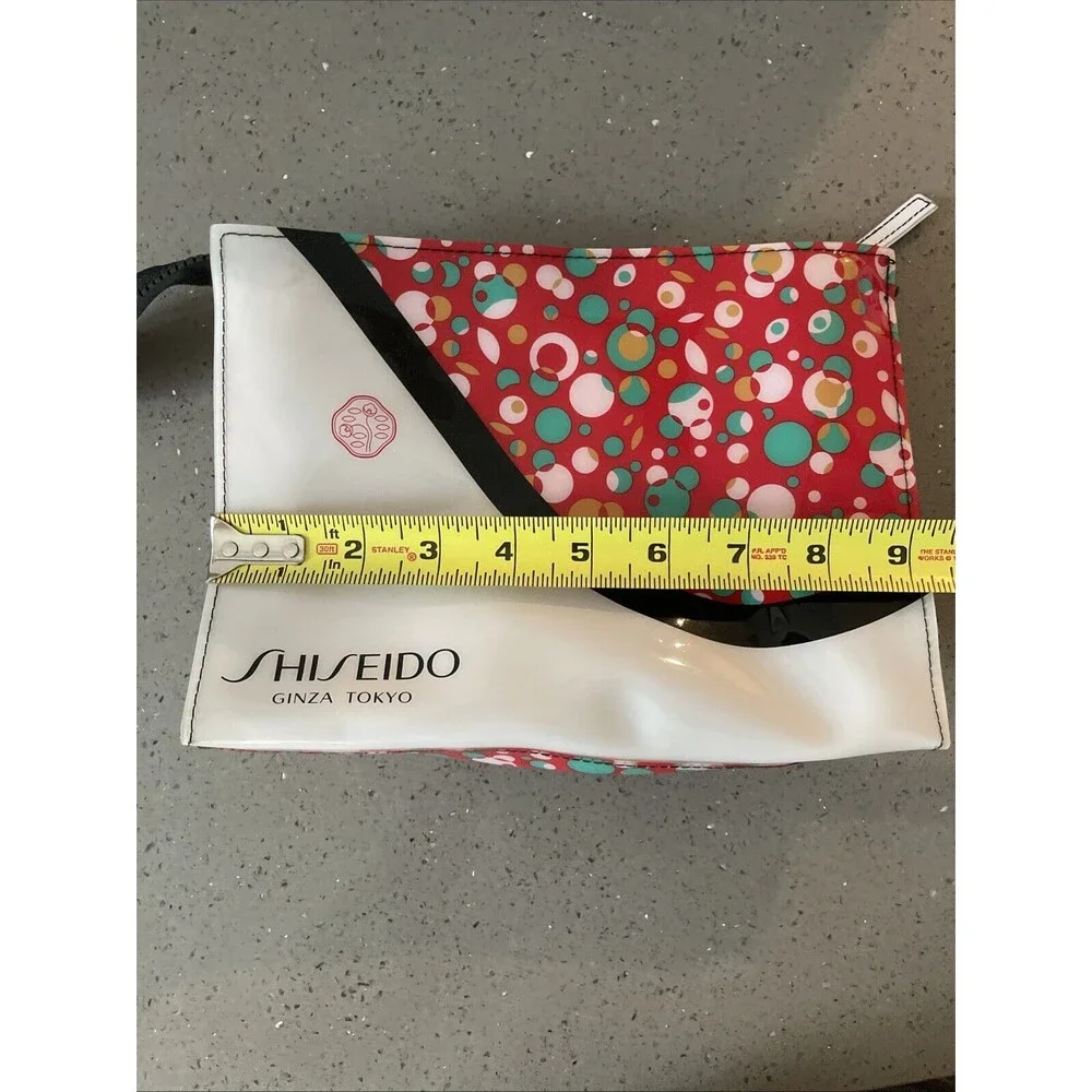 Shiseido Ginza Tokyo Waterproof  PVC  Cosmetic Makeup Bag